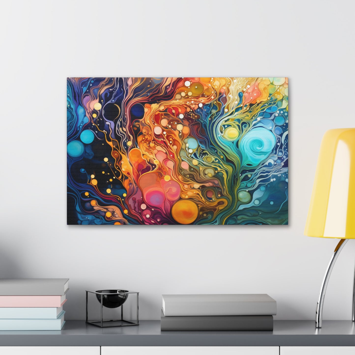 "Color Beneath the Waves Series 2" Canvas Gallery Wraps