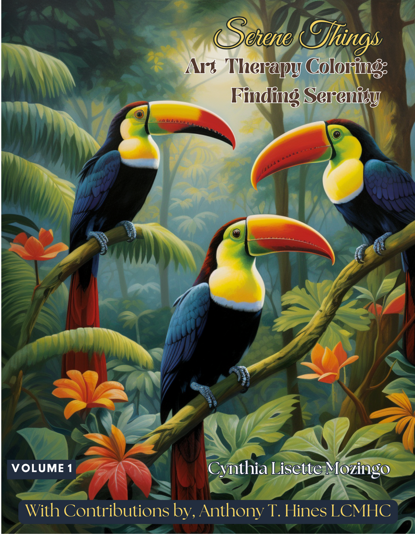 Serene Things Art Therapy Coloring: Finding Serenity